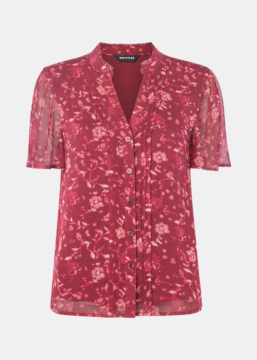 Ditsy Floral V Neck Blouse