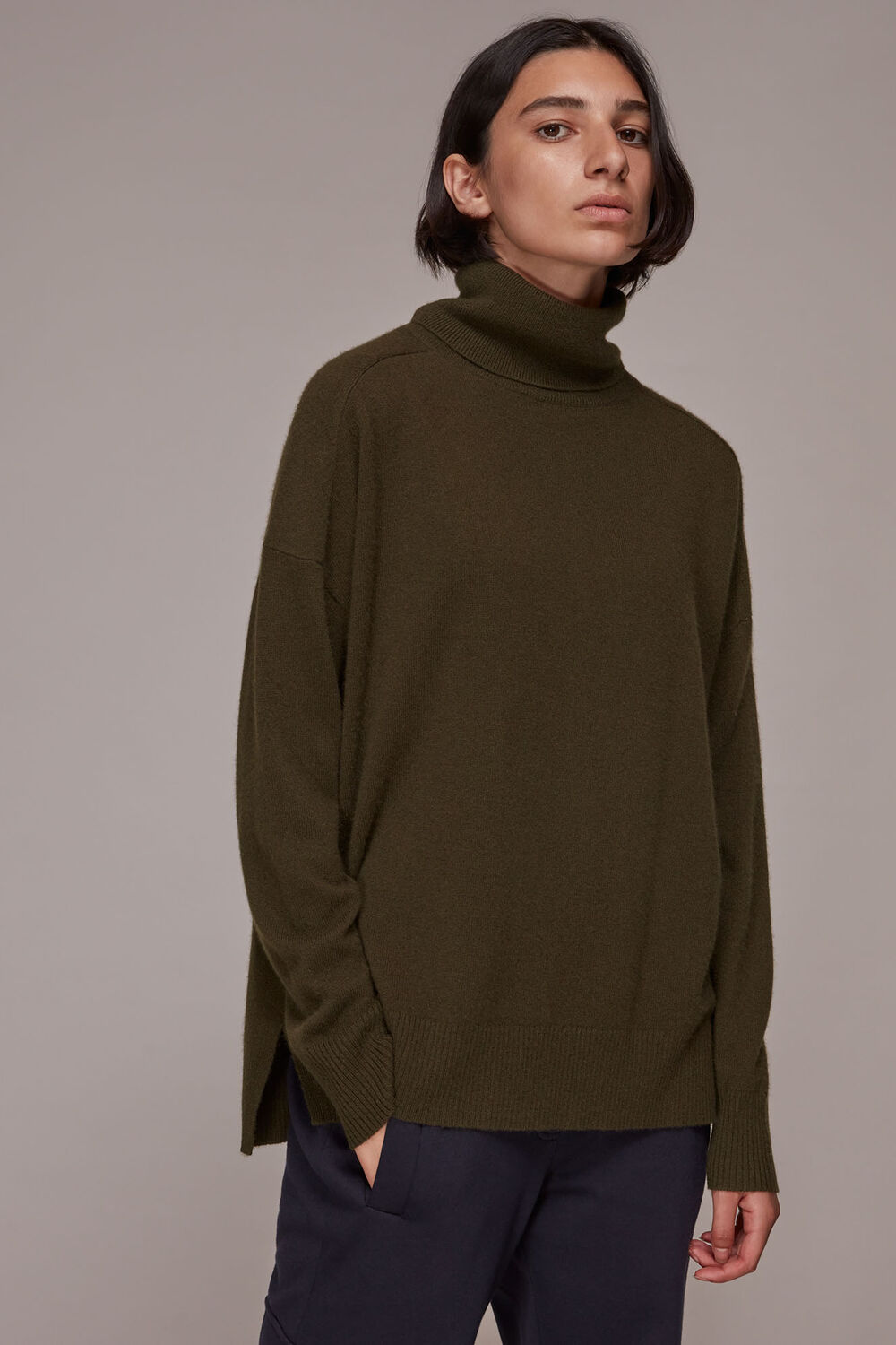 Cashmere Roll Neck Jumper