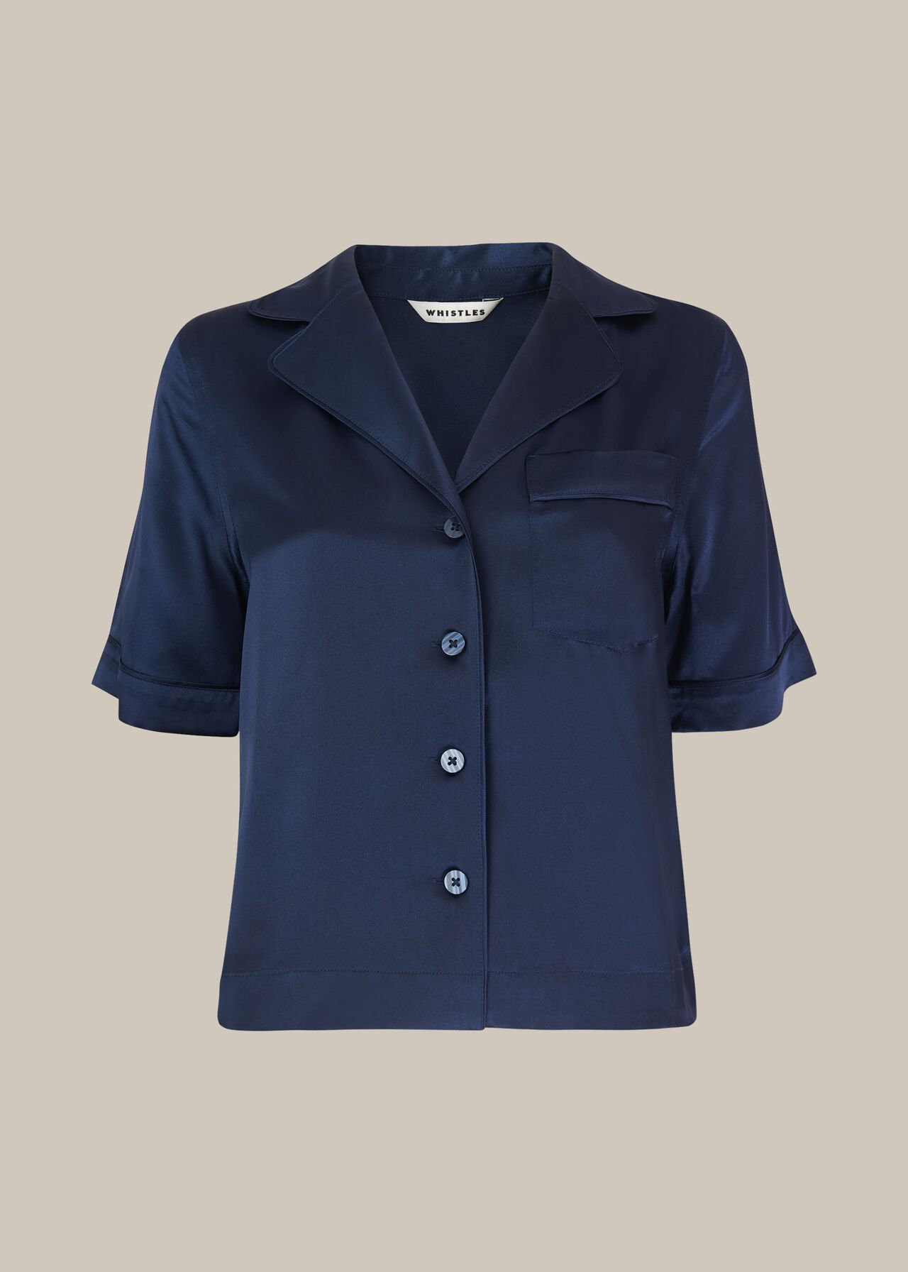 Silk Satin Bowling Shirt