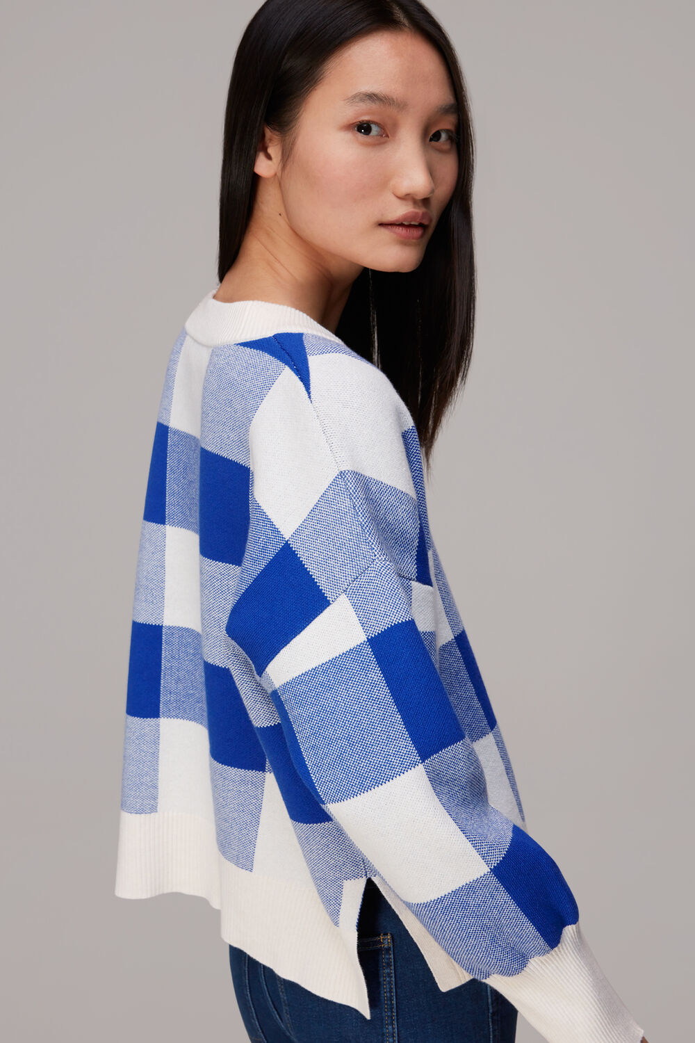 Suki Checked Cardigan