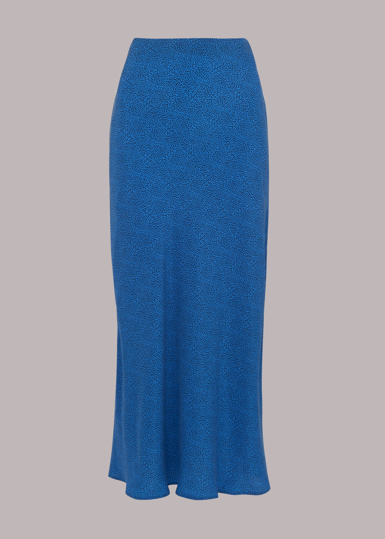 Animal Fleck Print Bias Skirt
