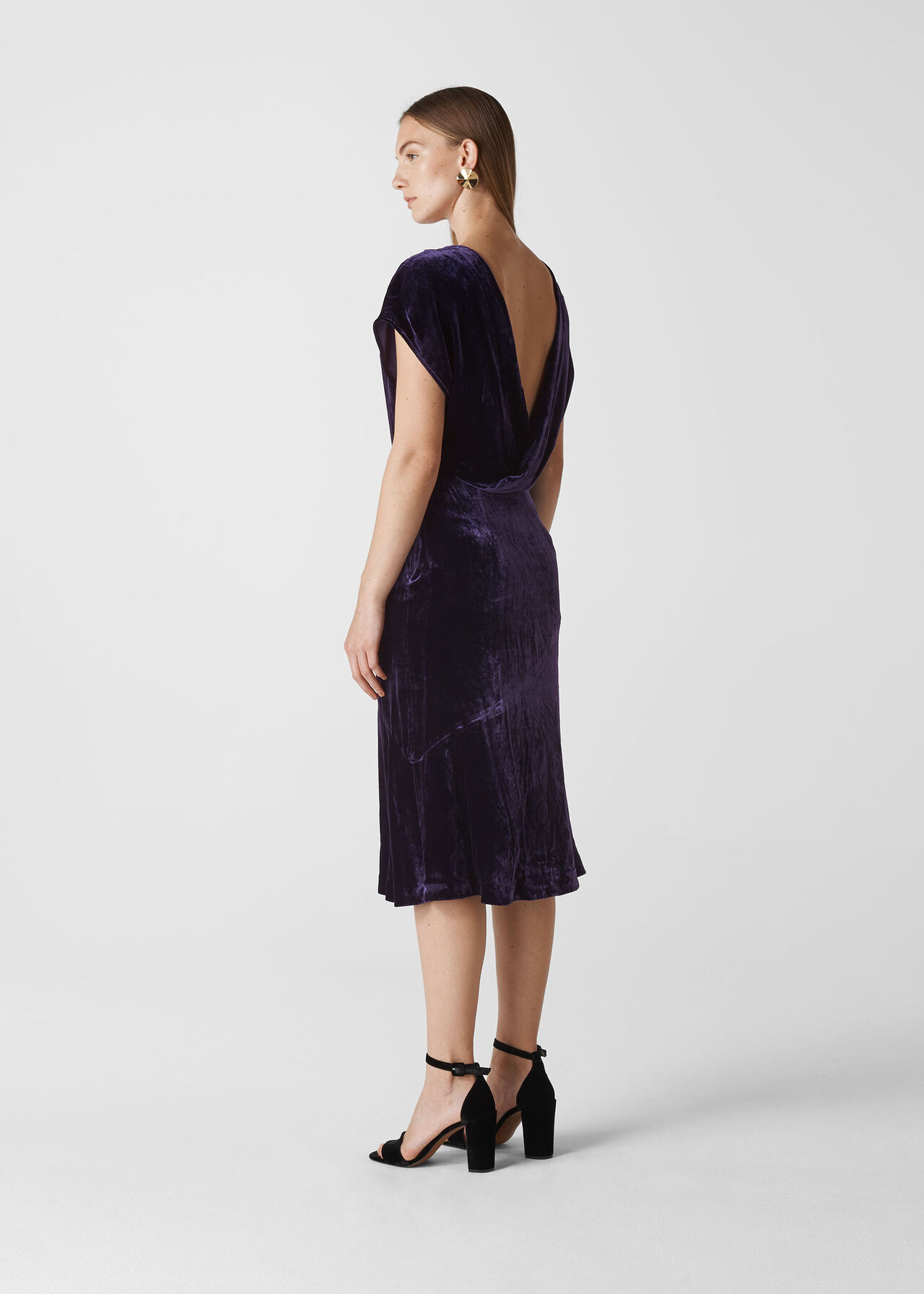 Mina Silk Mix Velvet Dress