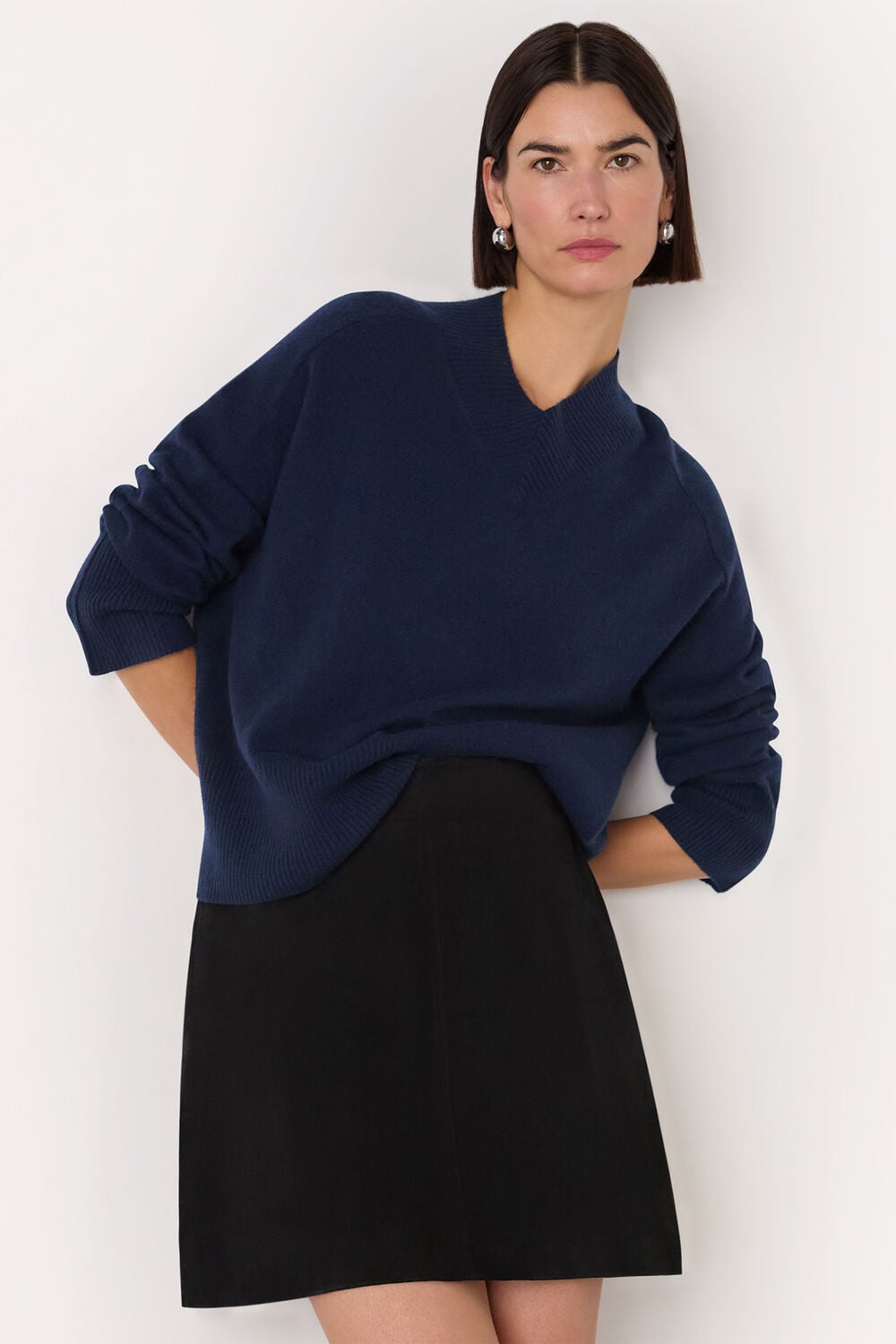 Cashmere V Neck Knit