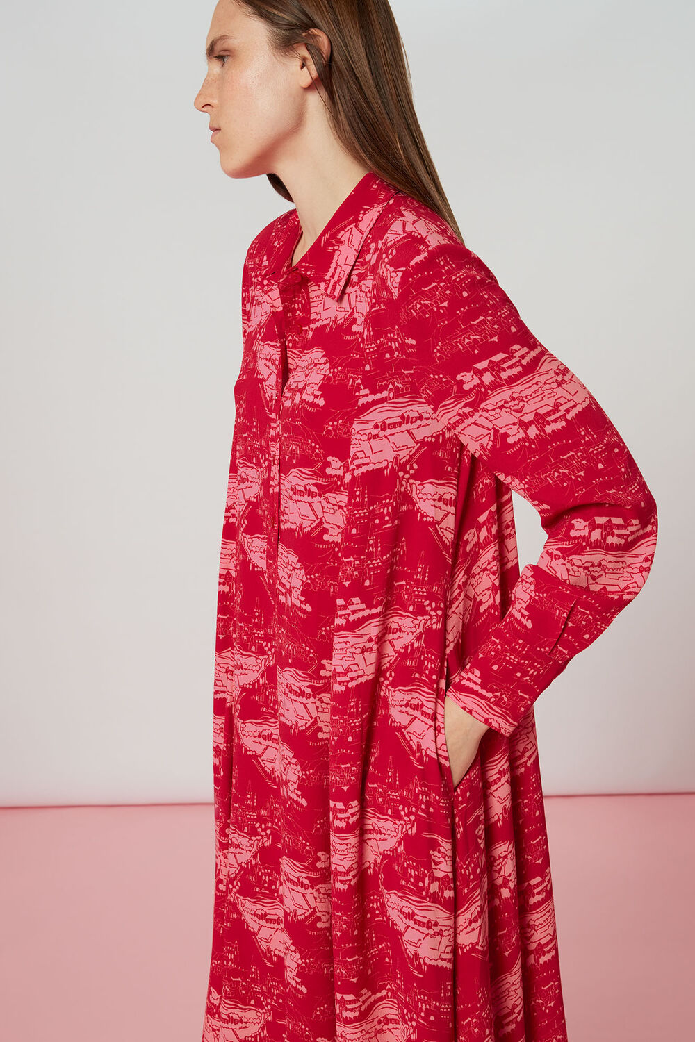 Field Print Dress