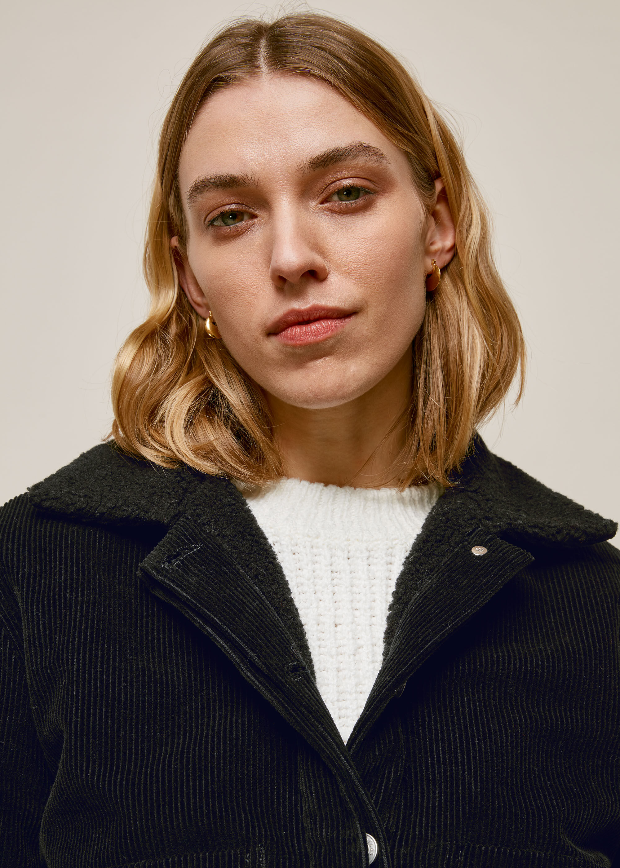 Utility Cord Borg Lined Jacket