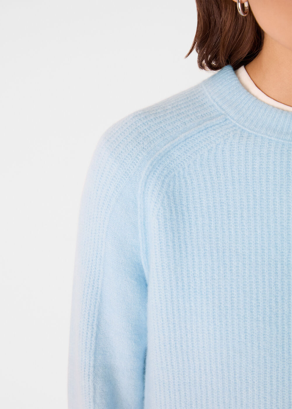 Aria Wool Mix Crew Knit
