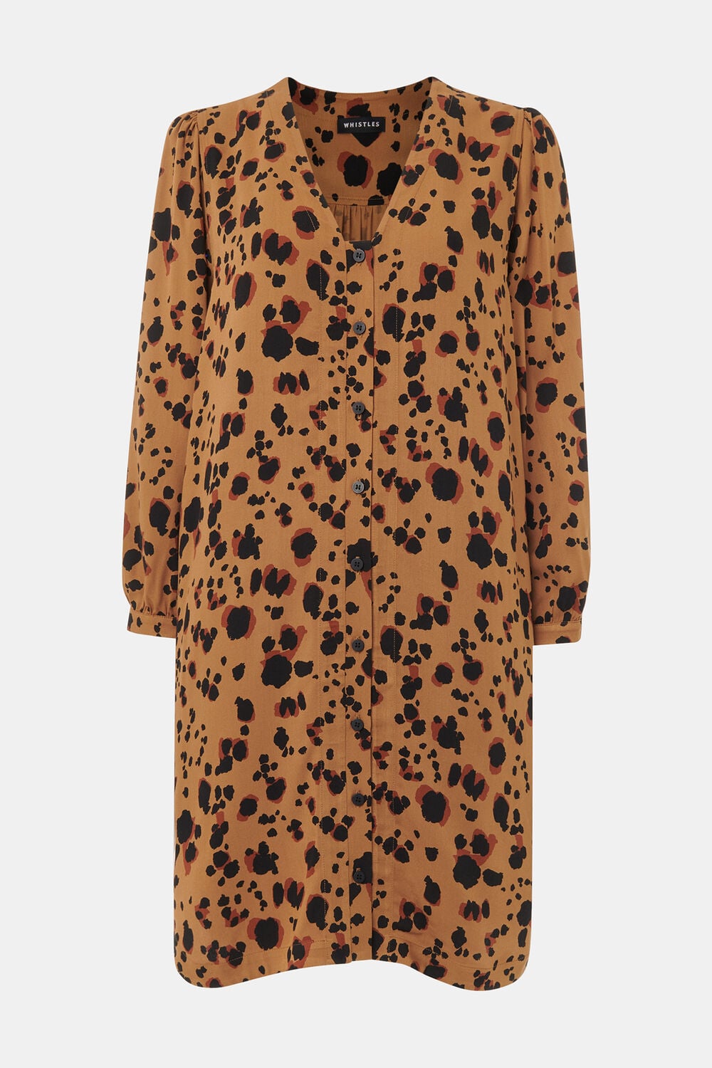 Striking Leopard Print Dress