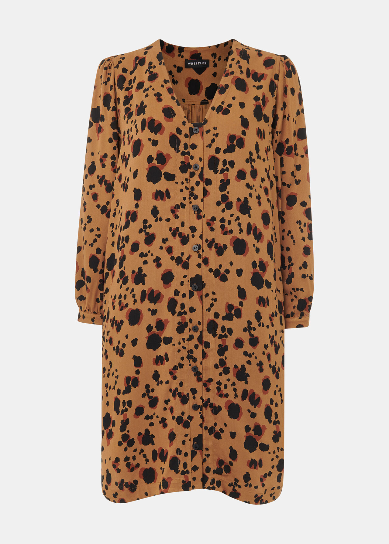 Striking Leopard Print Dress