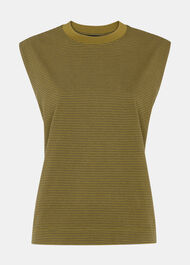 Edie Stripe Sleeveless Vest