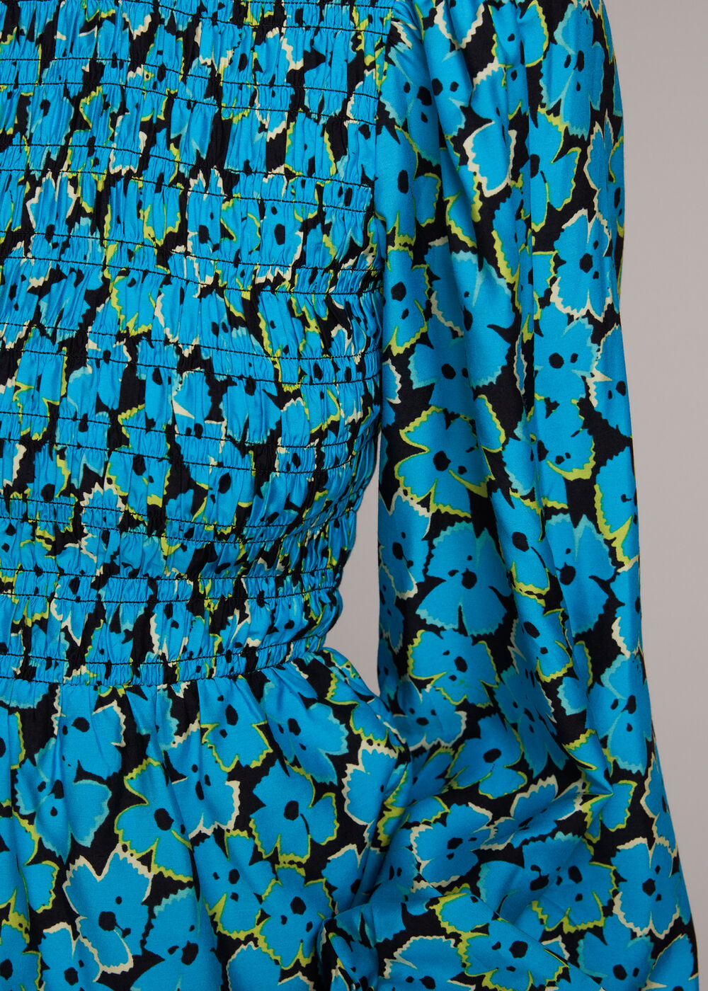 Farfalle Flower Shirred Top