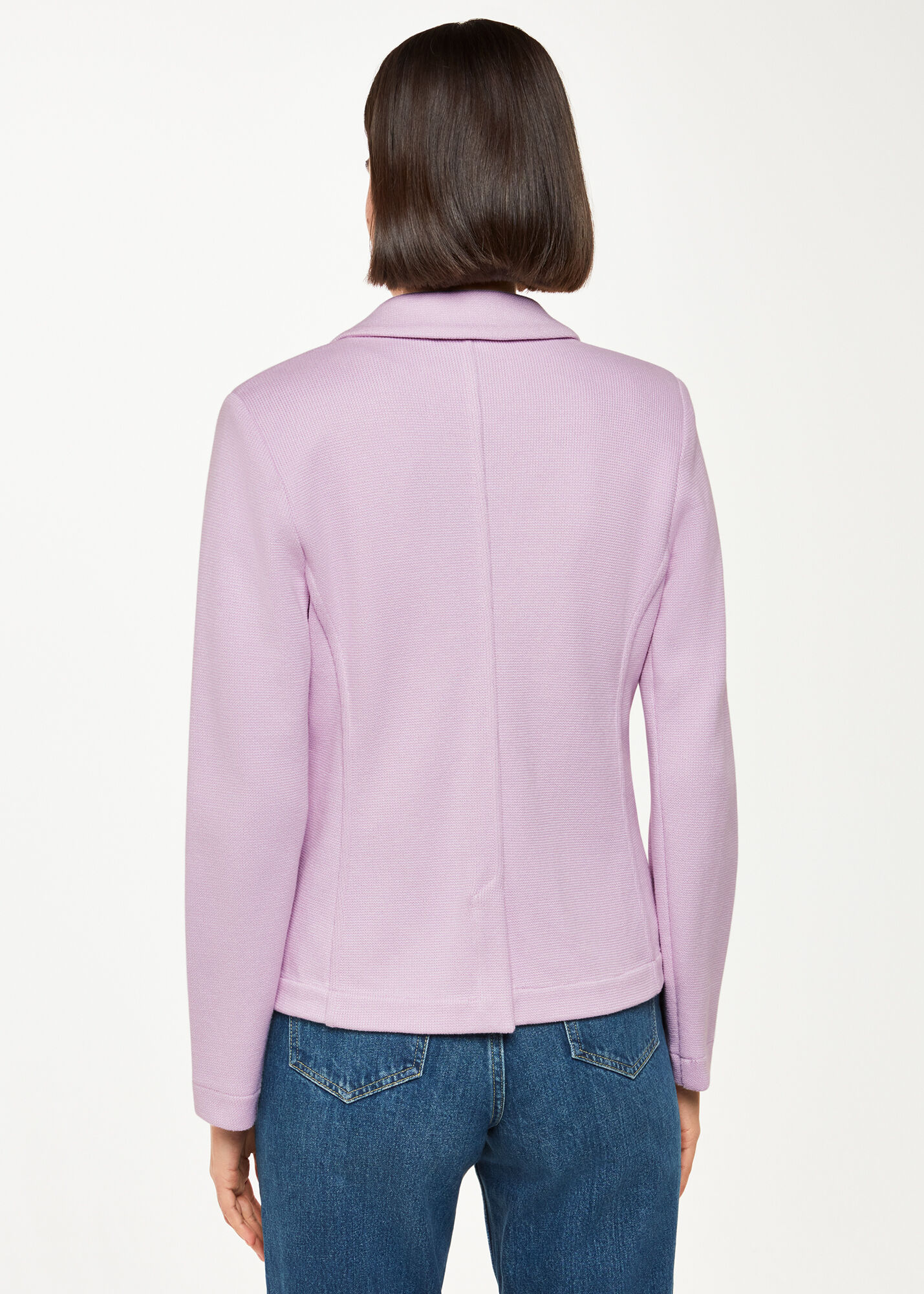Lilac Slim Jersey Jacket WHISTLES