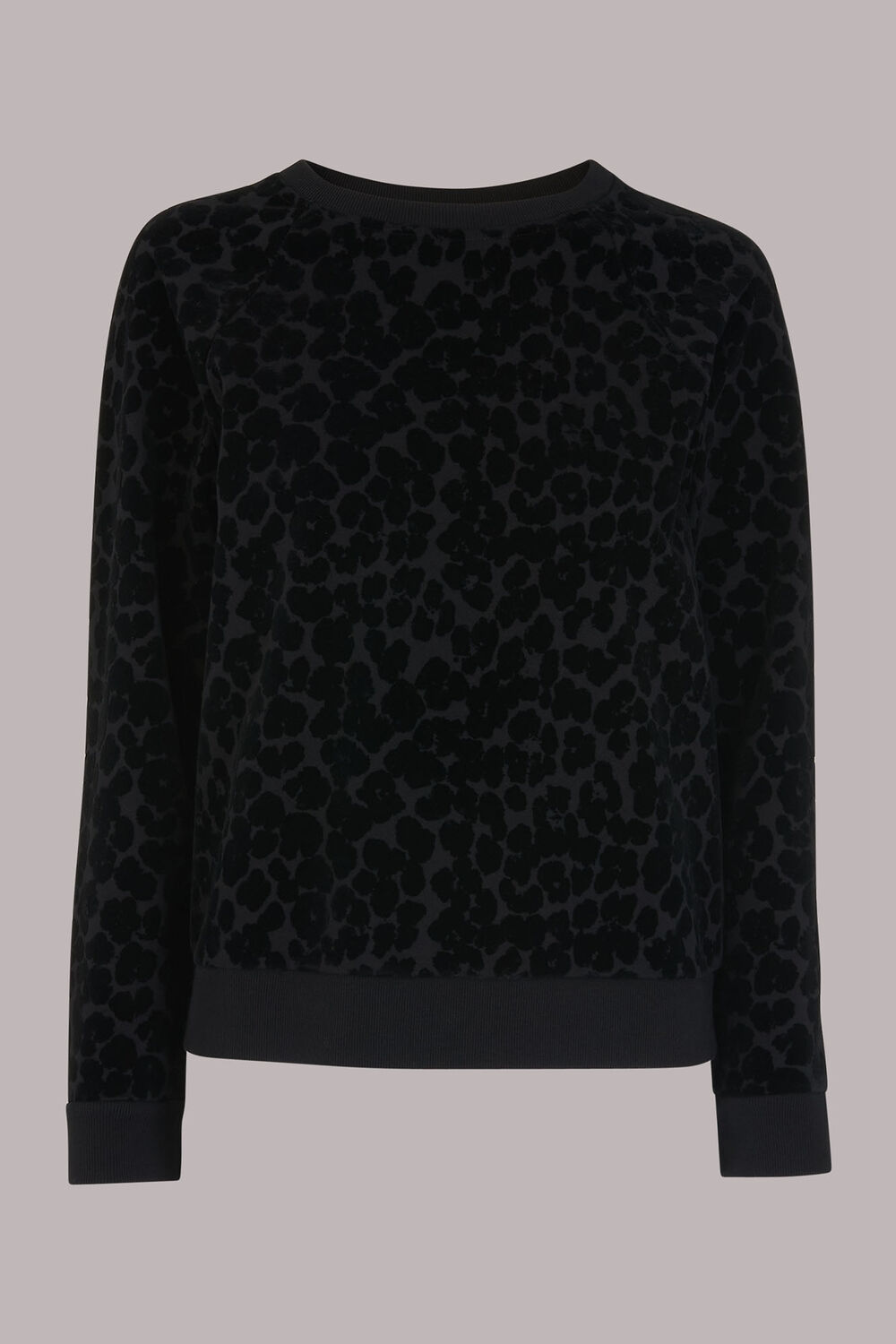 Smudge Animal Flocked Sweat