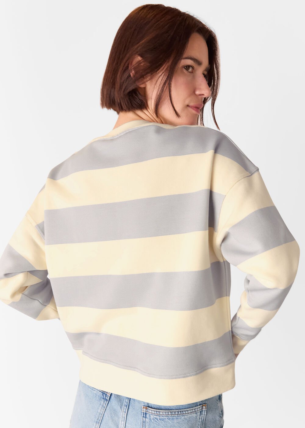 Wide Stripe Sweat