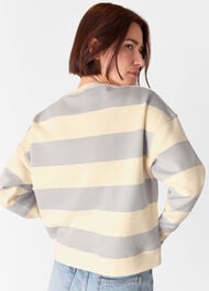 Wide Stripe Sweat