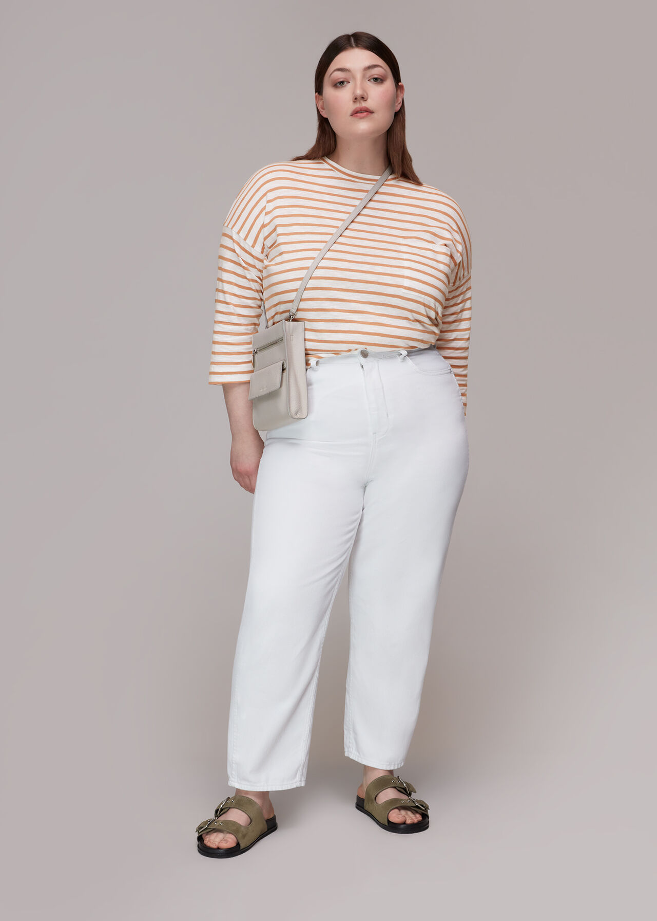 Stripe Cotton Pocket Top