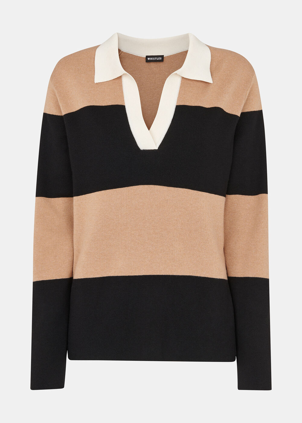 Stripe Rugby Knitted Shirt