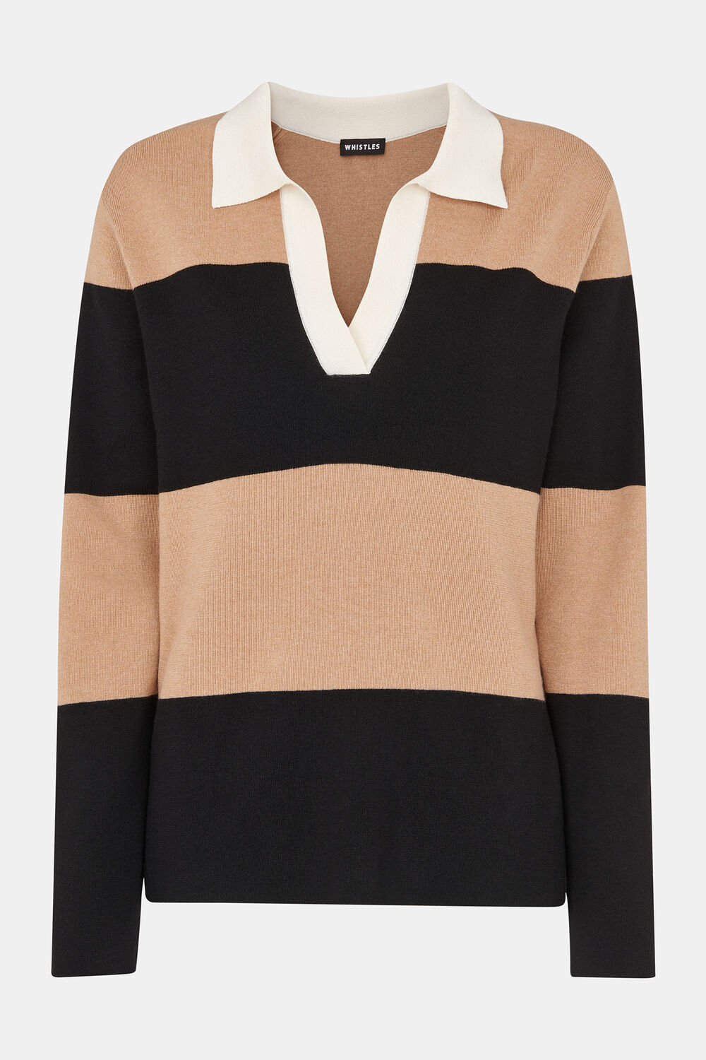 Stripe Rugby Knitted Shirt