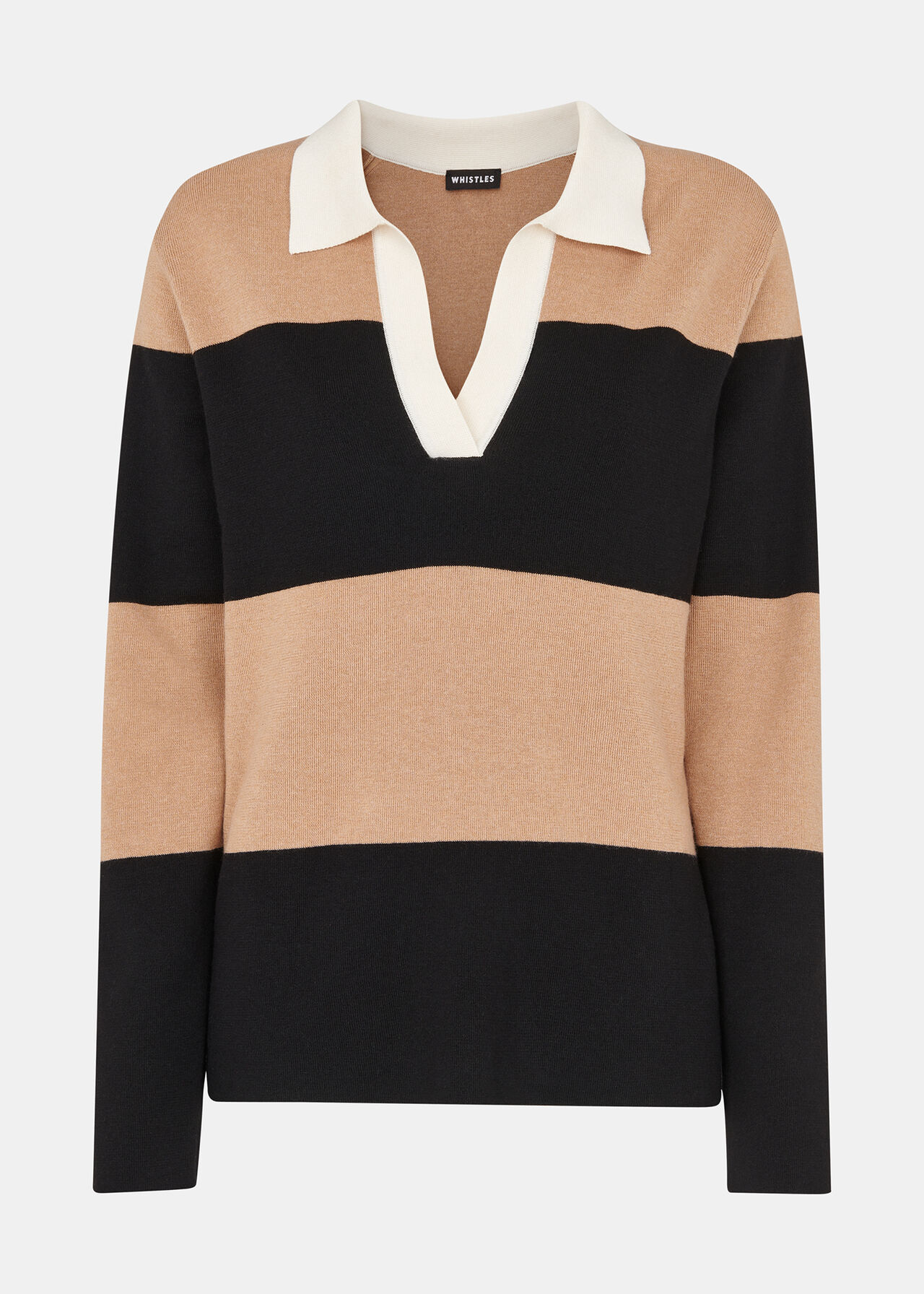 Stripe Rugby Knitted Shirt