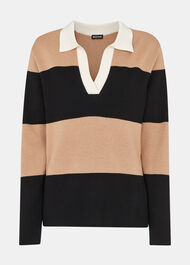 Stripe Rugby Knitted Shirt