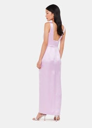 Charlotte Satin Maxi Dress