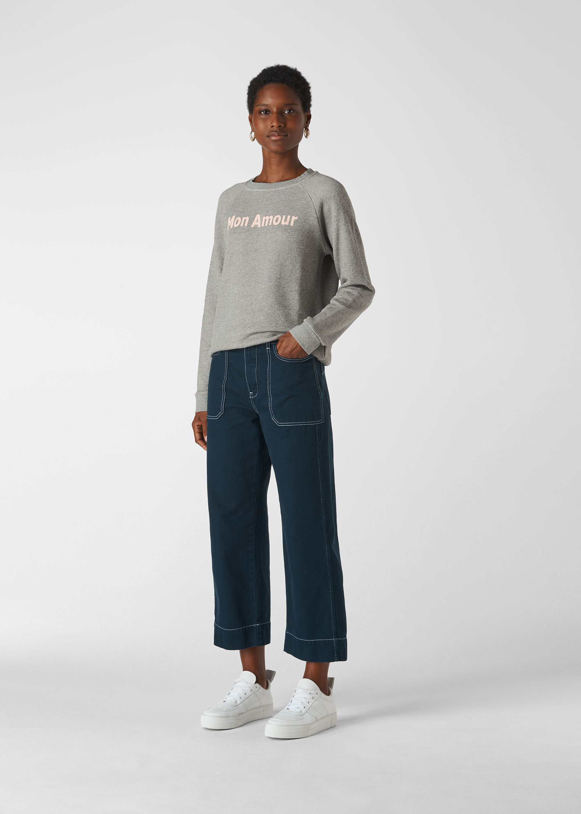 Whistles clearance yellow sweatshirt