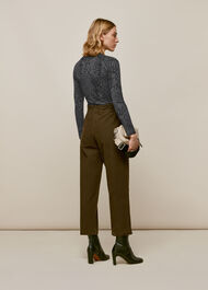 Animal Burnout Crew Neck Top Grey/Multi