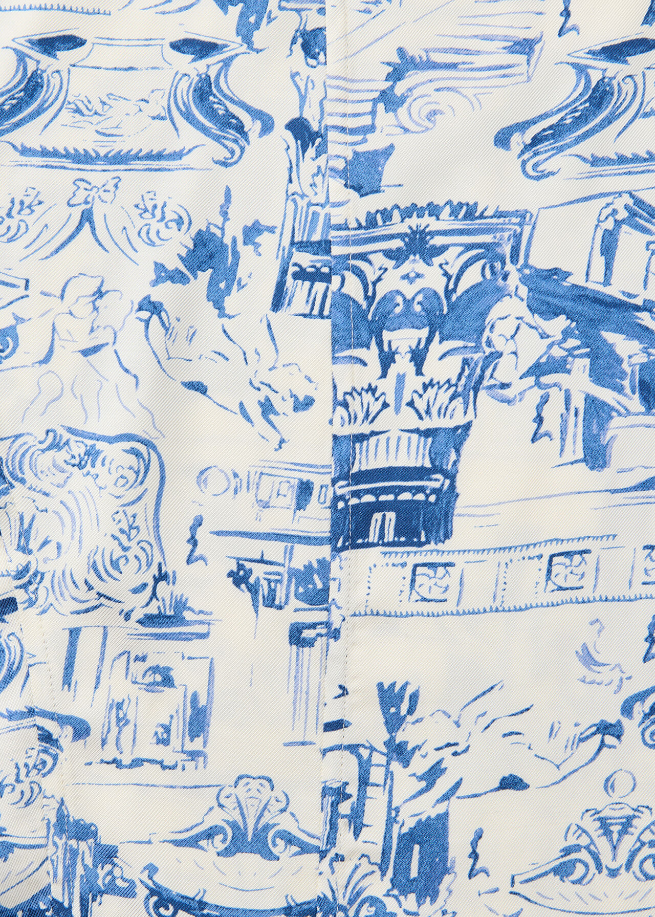 Rome Print Blouse