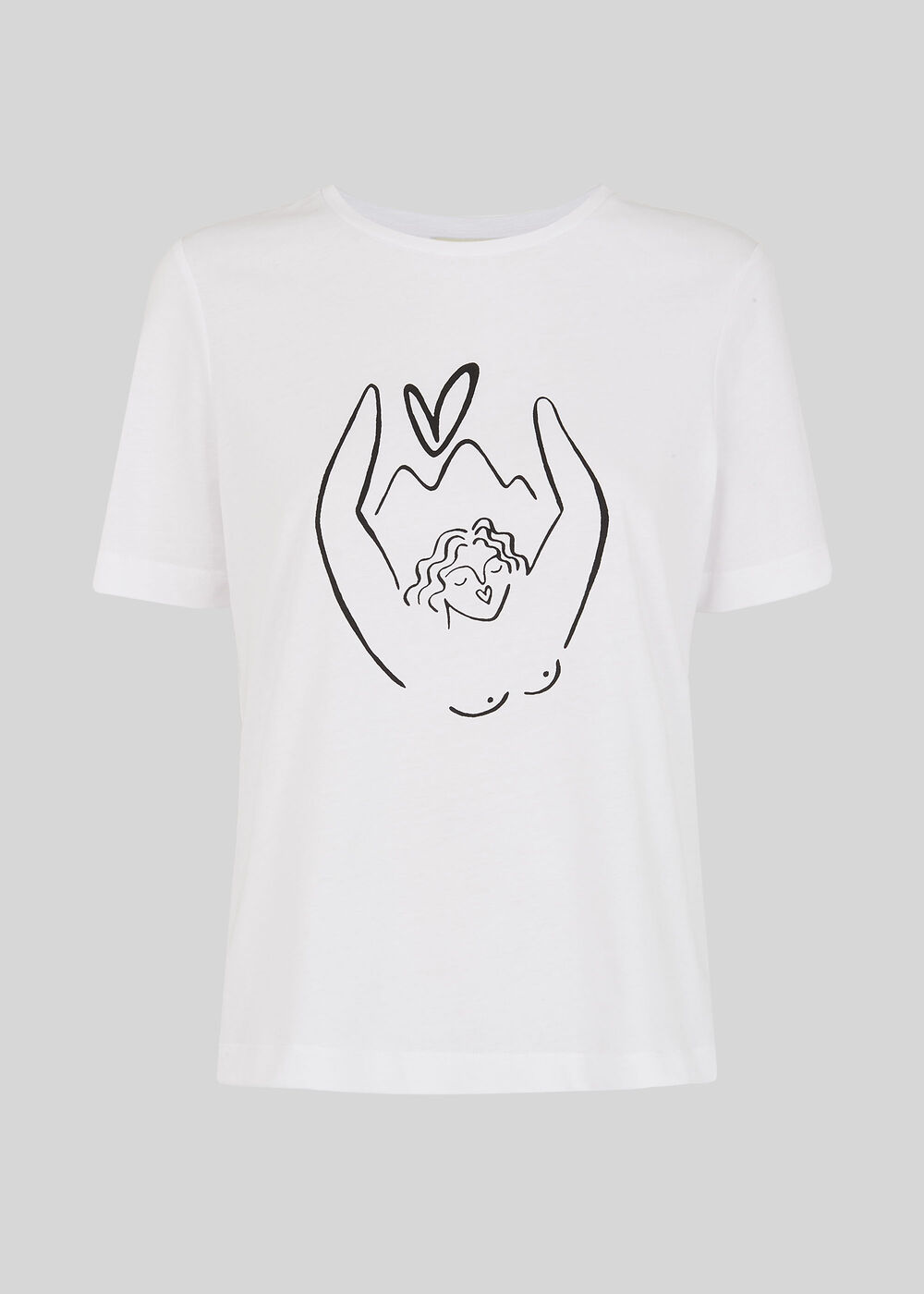 Whistles X Trekstock Tee White