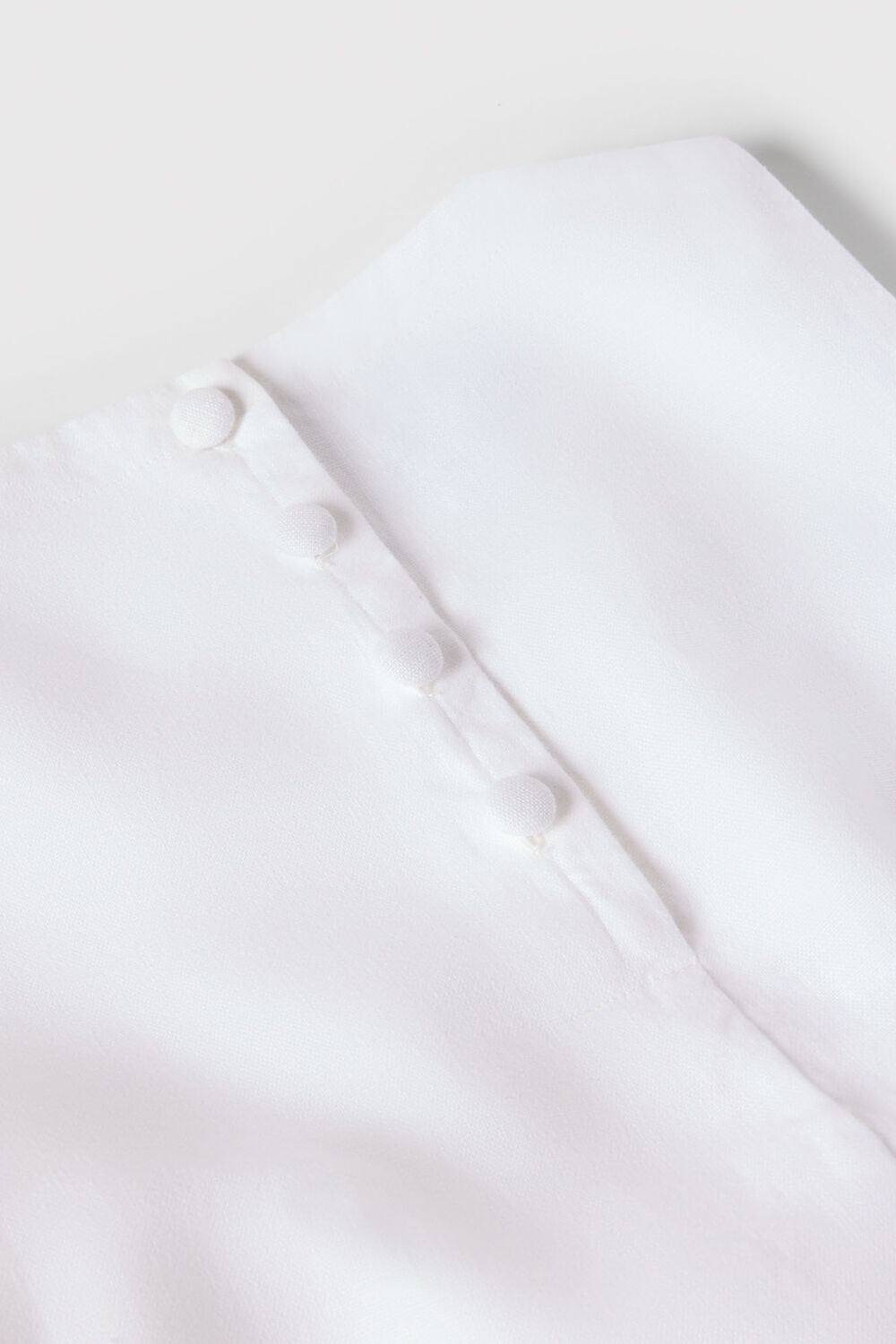 White Swing Linen Mini Dress
