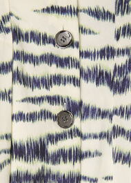 Feathered Tiger Midi Dress