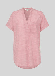 Lavina Stripe Shirt Red/Multi