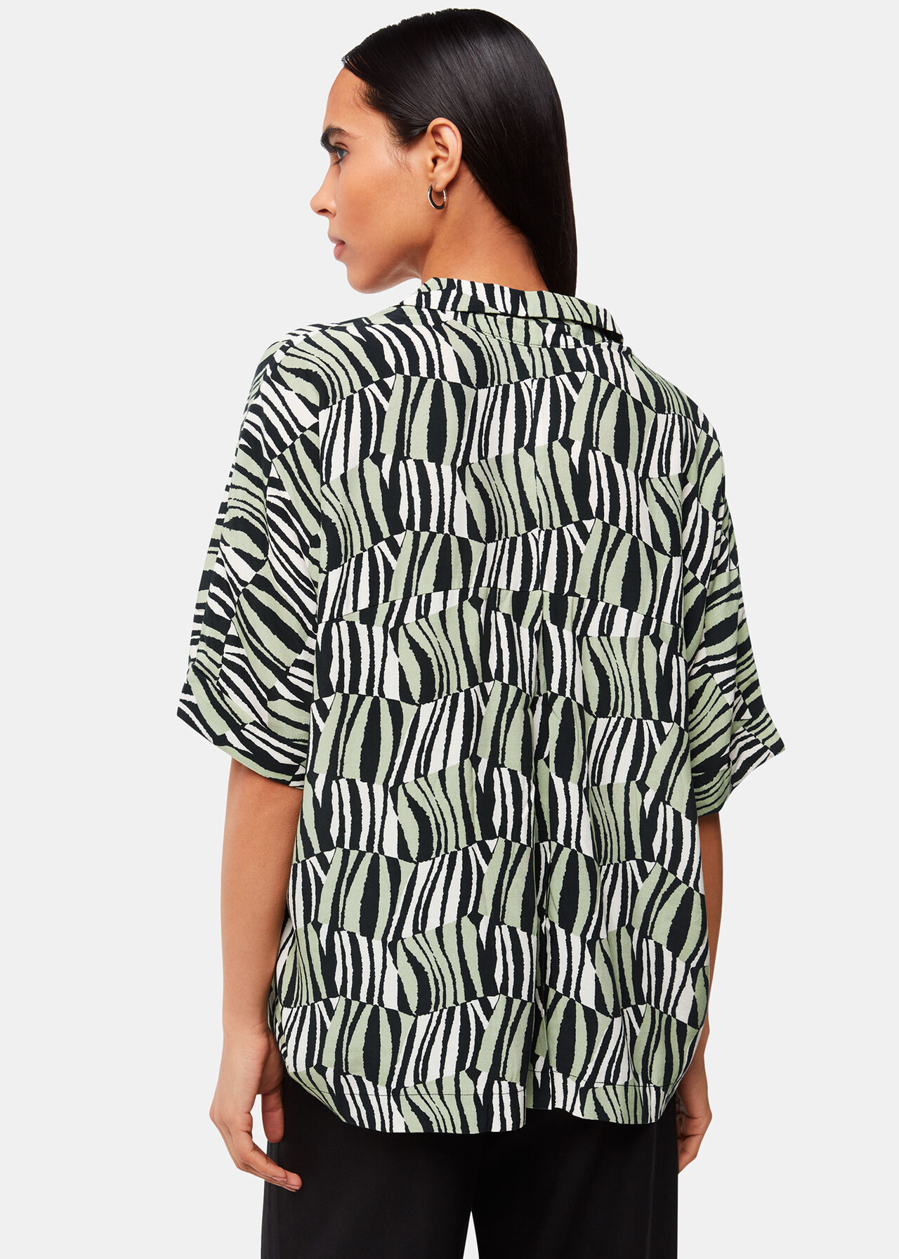 Checkerboard Tiger Boxy Shirt