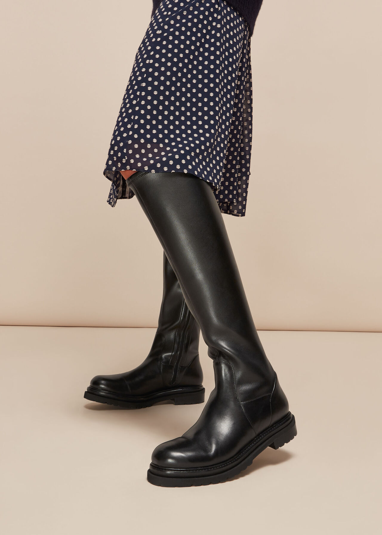 Allen Stretch Knee High Boot