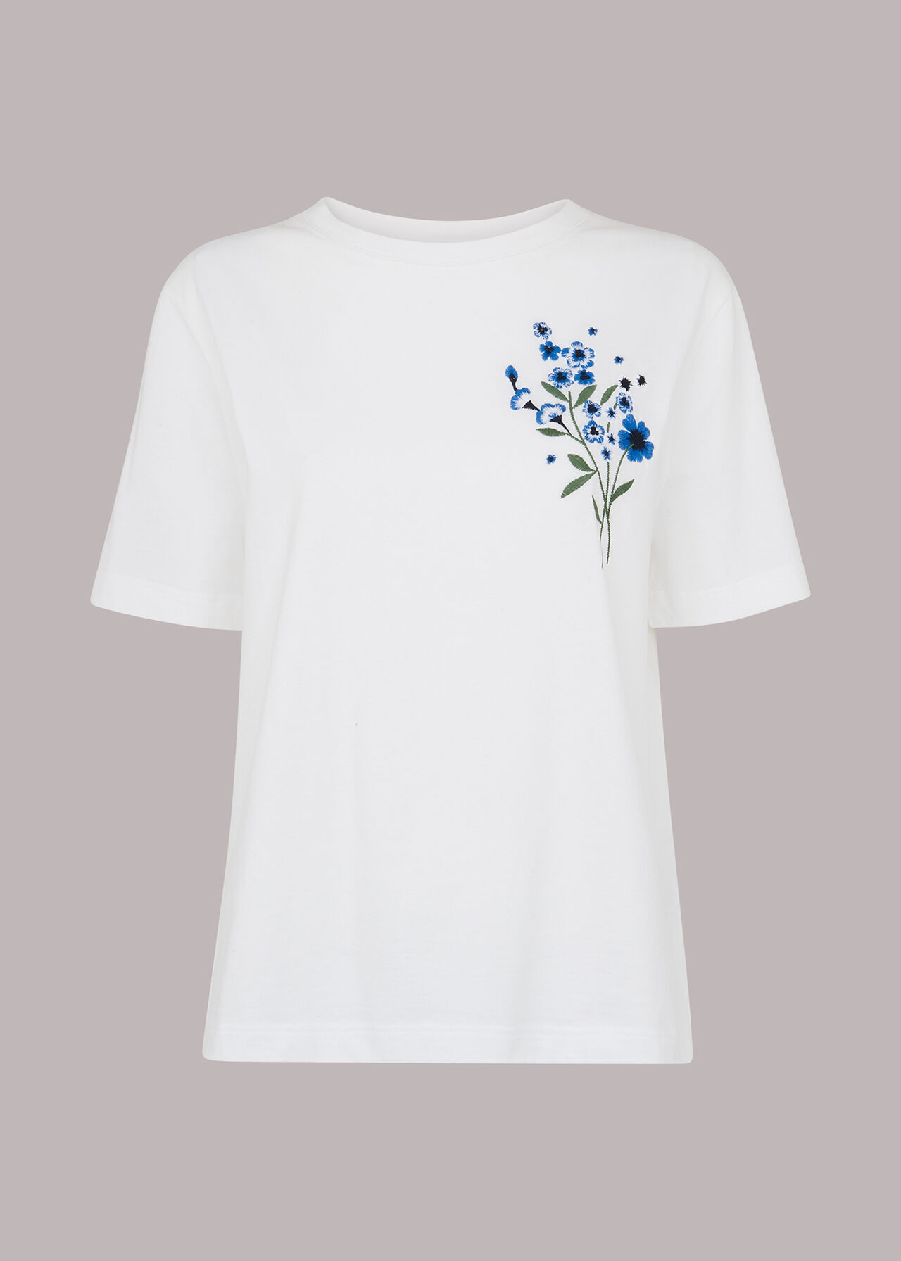 Embroidered Floral Tshirt