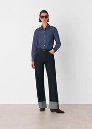 Button Detail Cotton Shirt