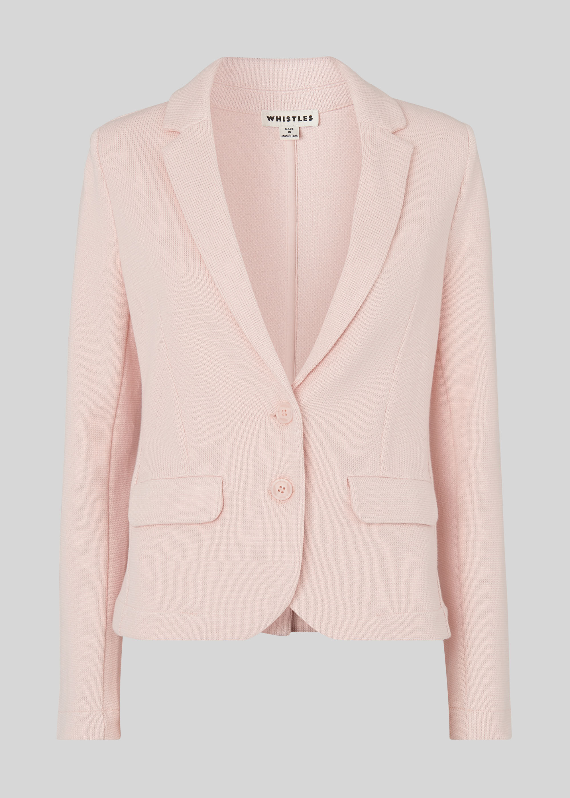 pink jersey jacket