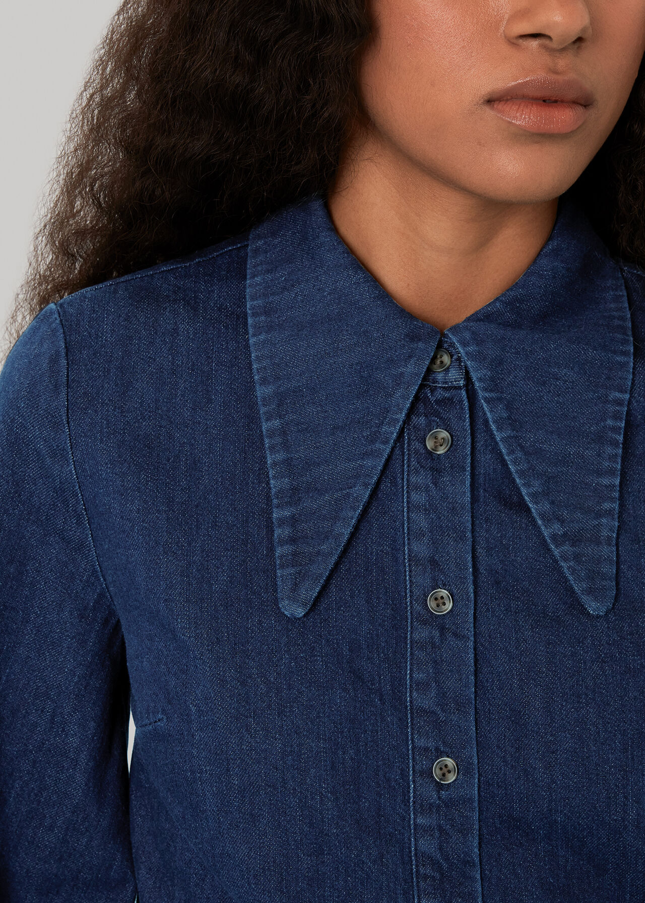 Nino Chambray Collared Shirt