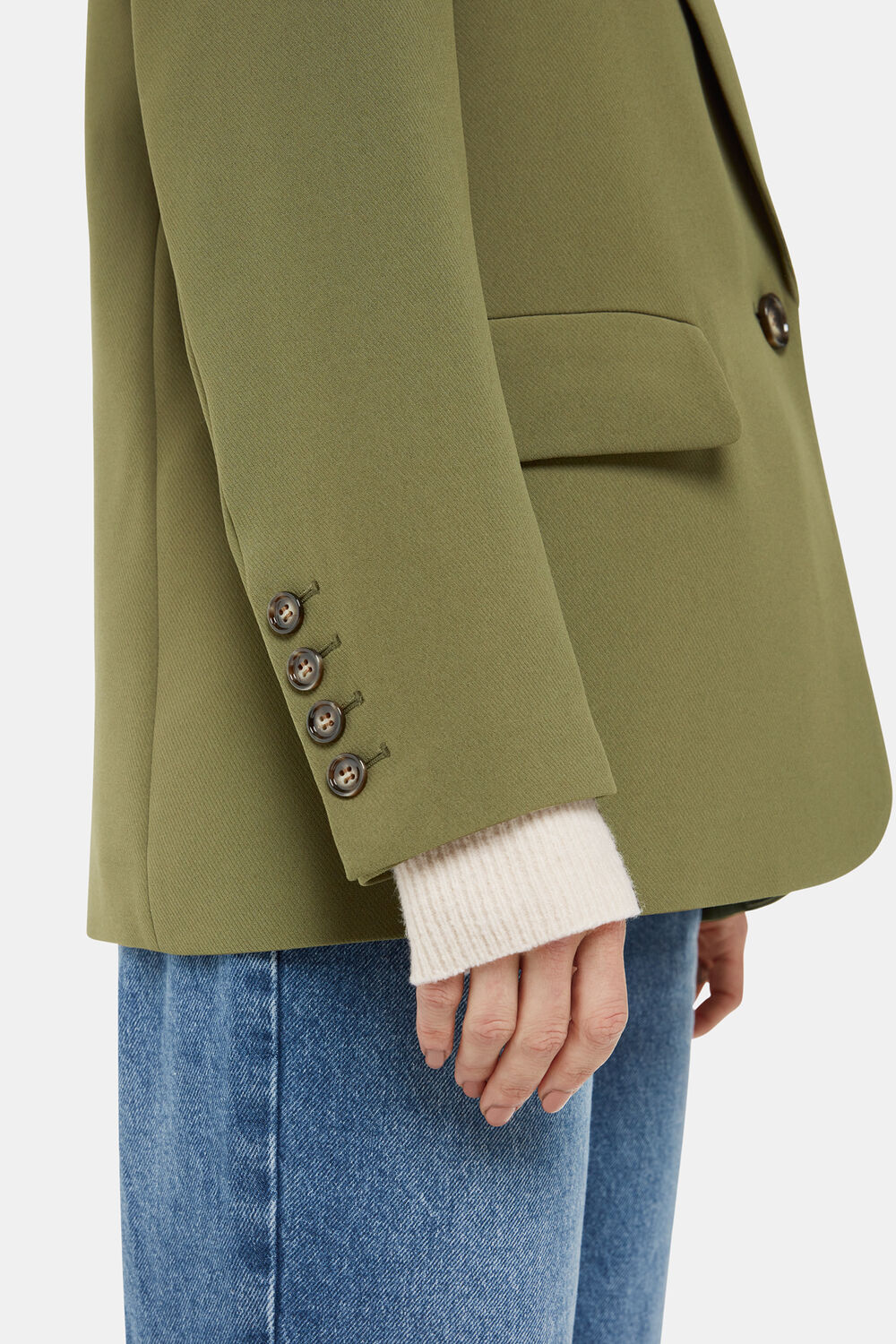 Petite Crepe Boyfriend Blazer