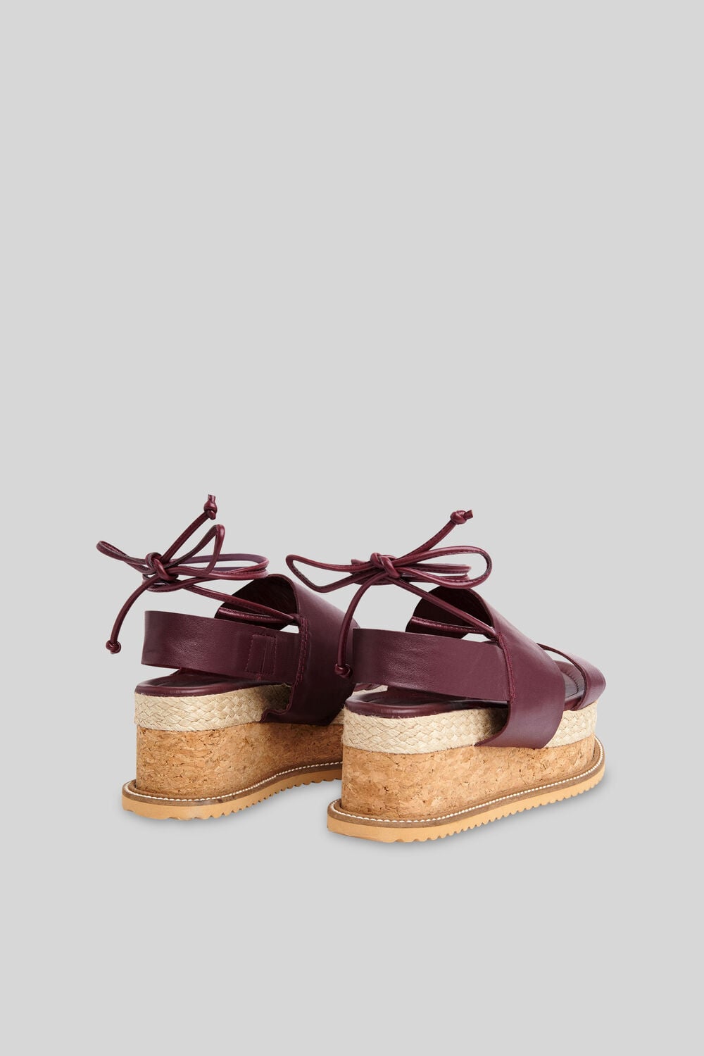 Rae Flatform Sandal Aubergine
