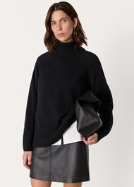 Petite Cashmere Roll Neck