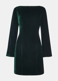 Velvet Flare Sleeve Dress