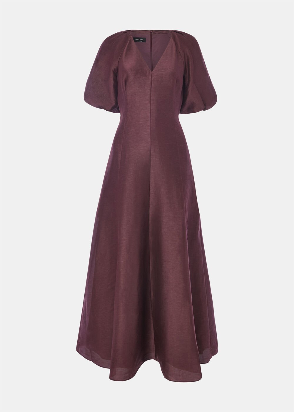 Silk Blend Taffeta Maxi Dress