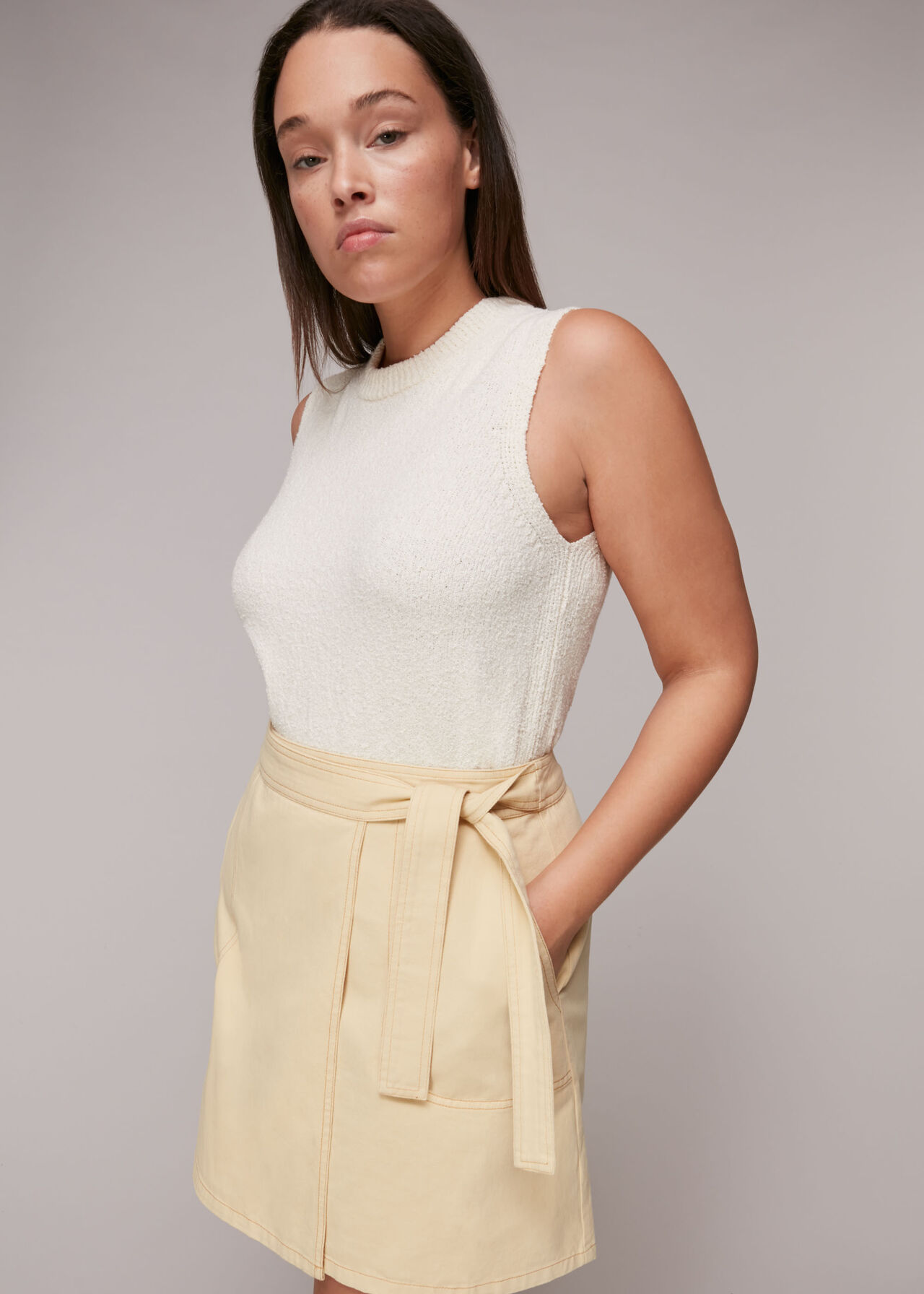 Macie Wrap A Line Skirt