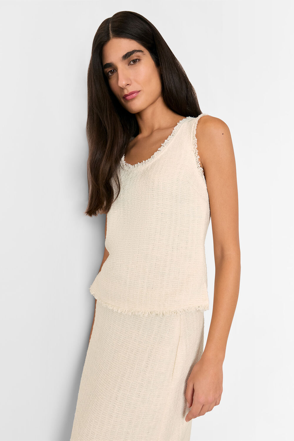 Ivory Lucie Boucle Tank