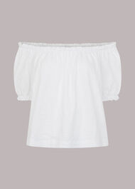 Frill Detail Cotton Tee