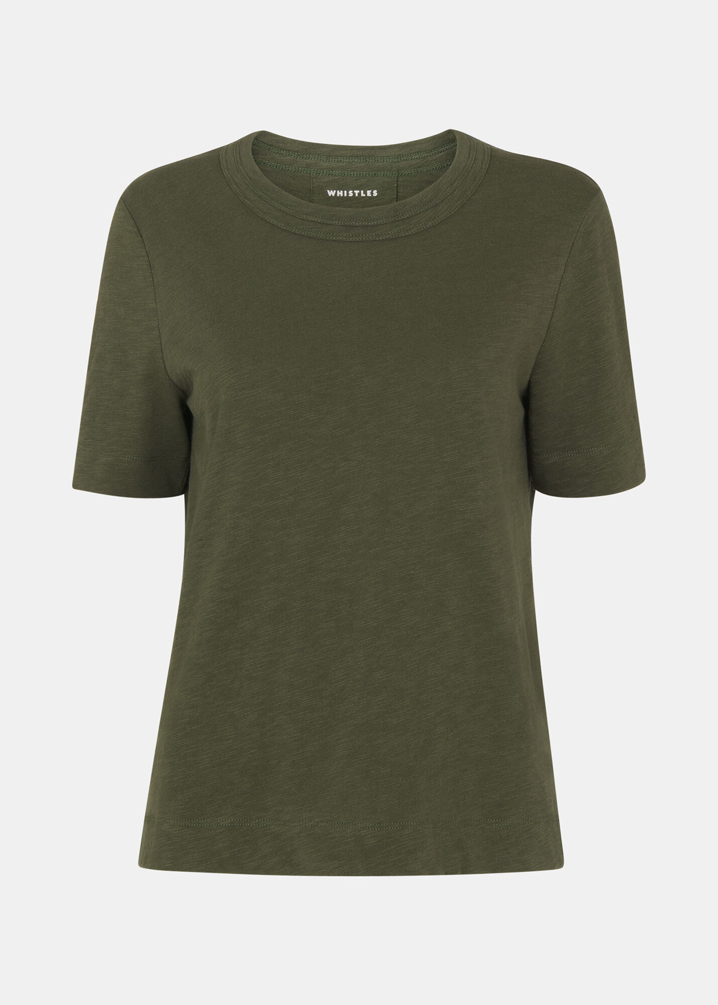 Khaki Rosa Double Trim TShirt WHISTLES