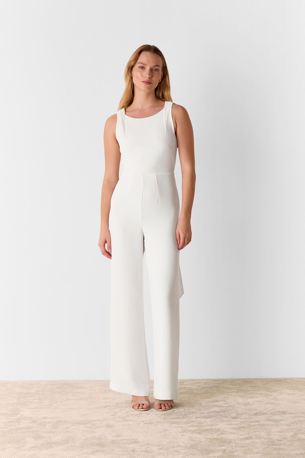 Tie Back Bridal Jumpsuit