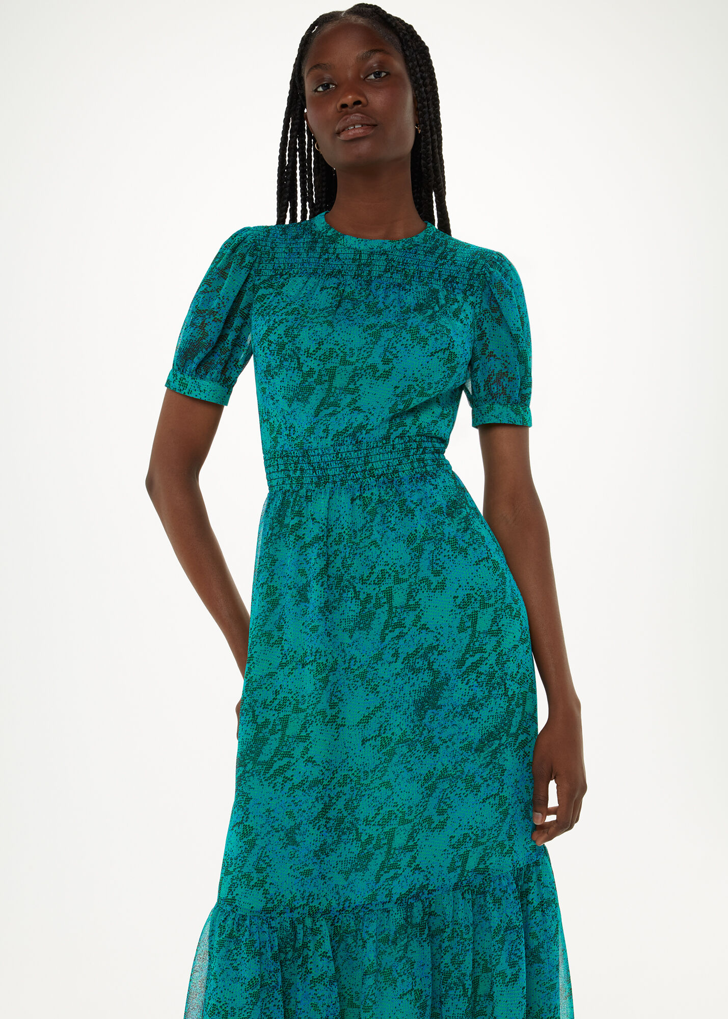 Whistles snake online print dress