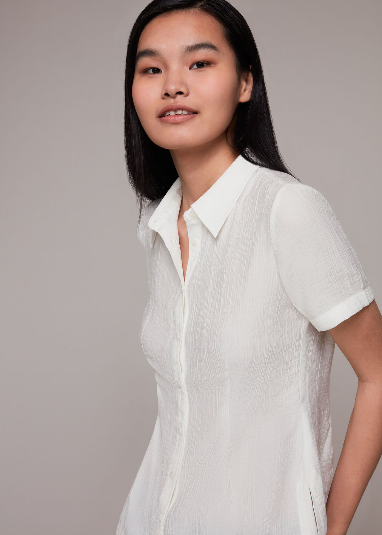 Lizzie Textured Shirt