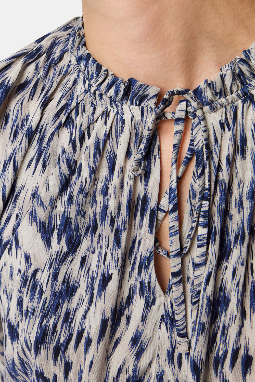 Paige Ripple Leopard Blouse
